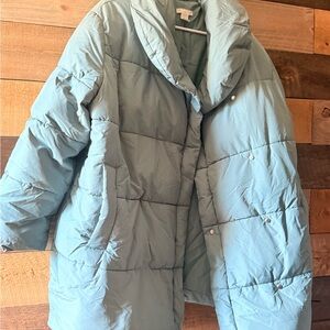 H&M Sky Blue Puffer Jacket